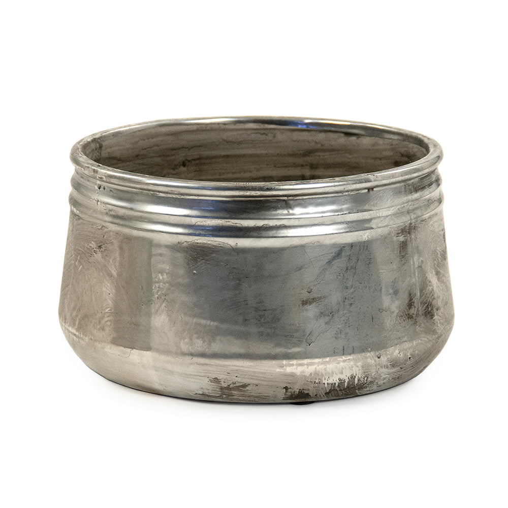 Distressed Metallic Bowl