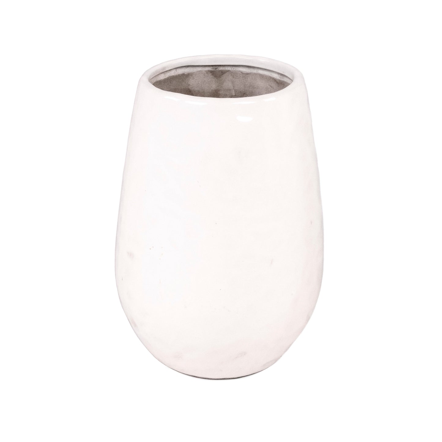 White Textured Vase (14975M A25)