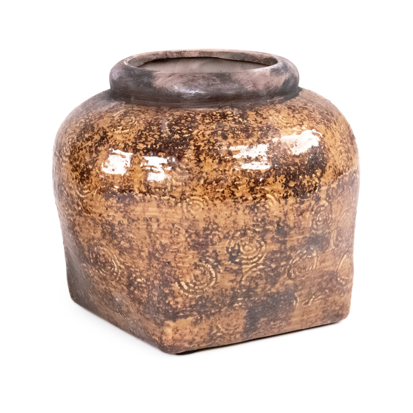Distressed Textured Vase (16814S B93A)
