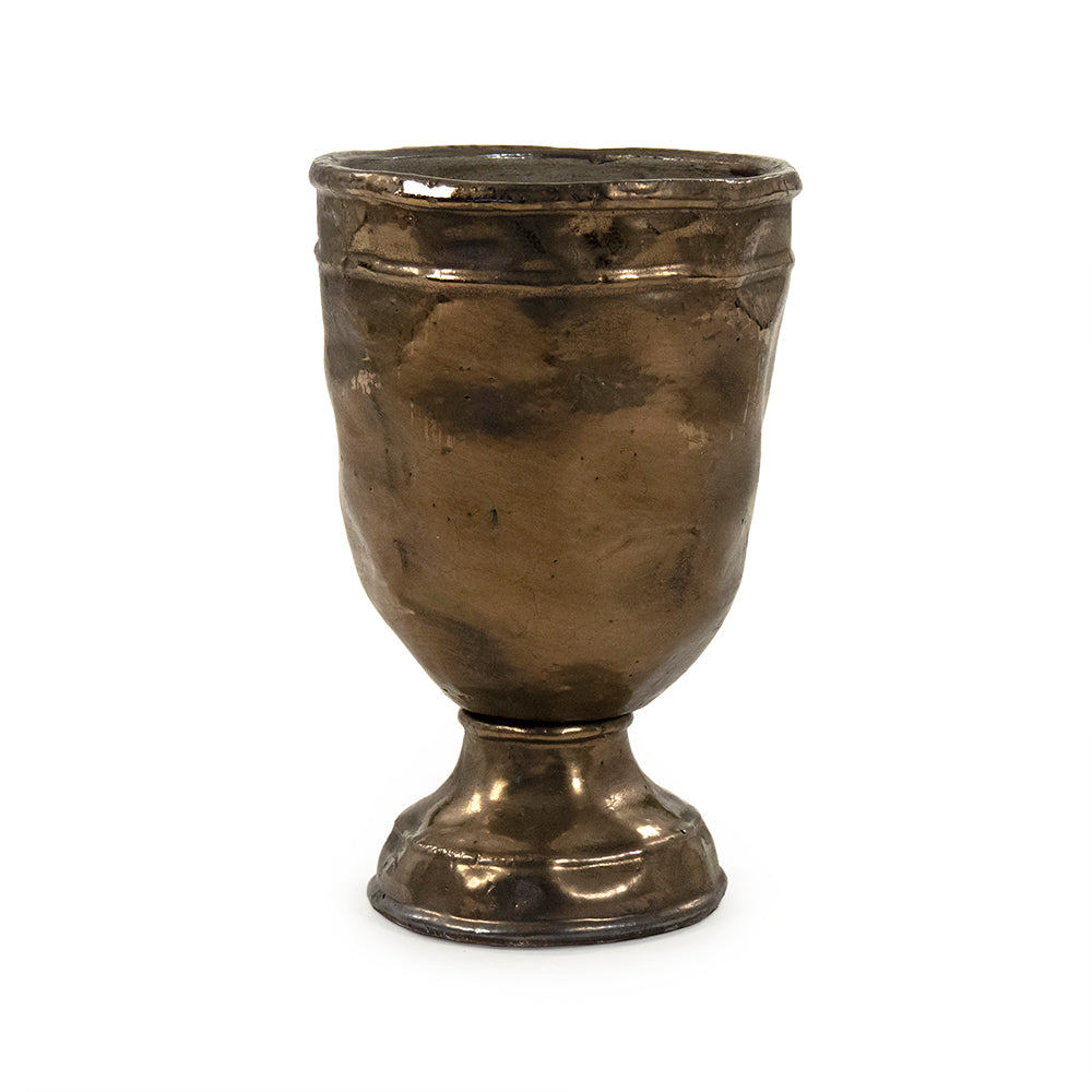 Distressed Bronze Vase