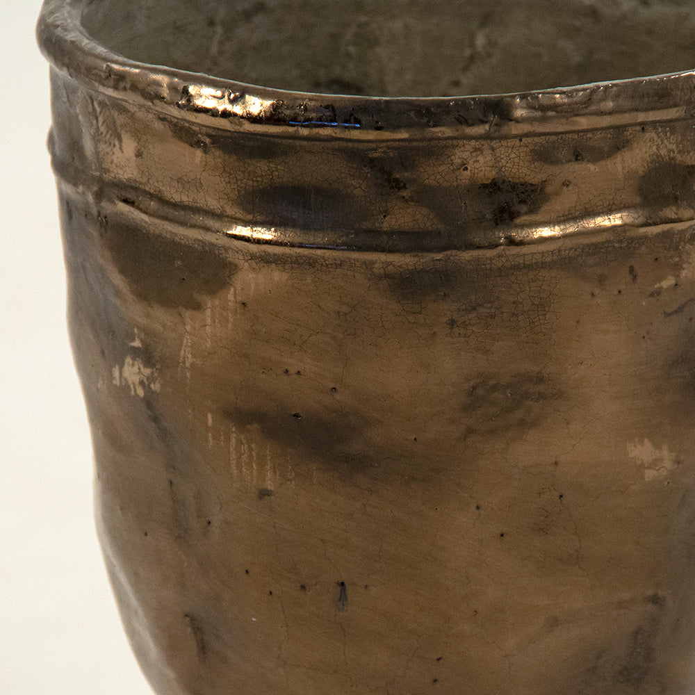 Distressed Bronze Vase