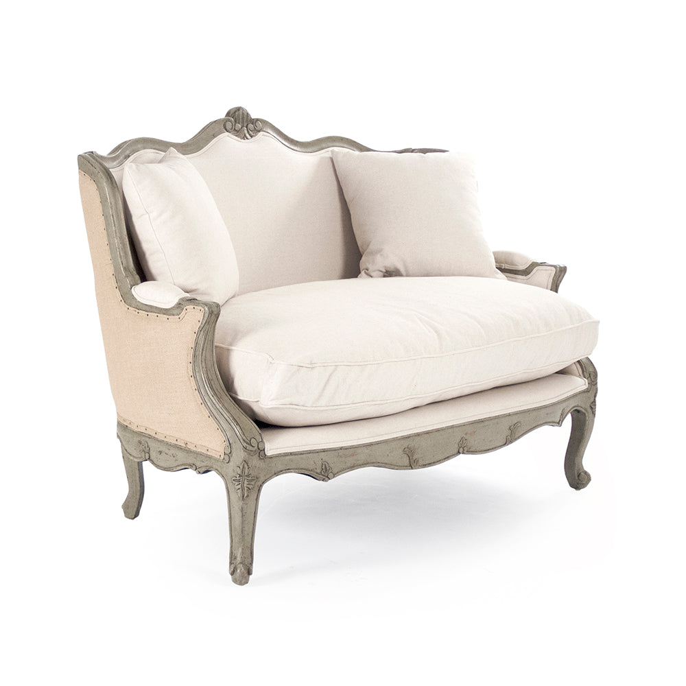 Adele Settee Jute Back