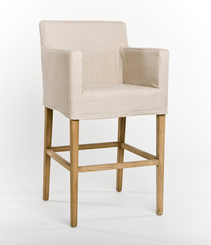 Avignon Slipcover Bar Stool