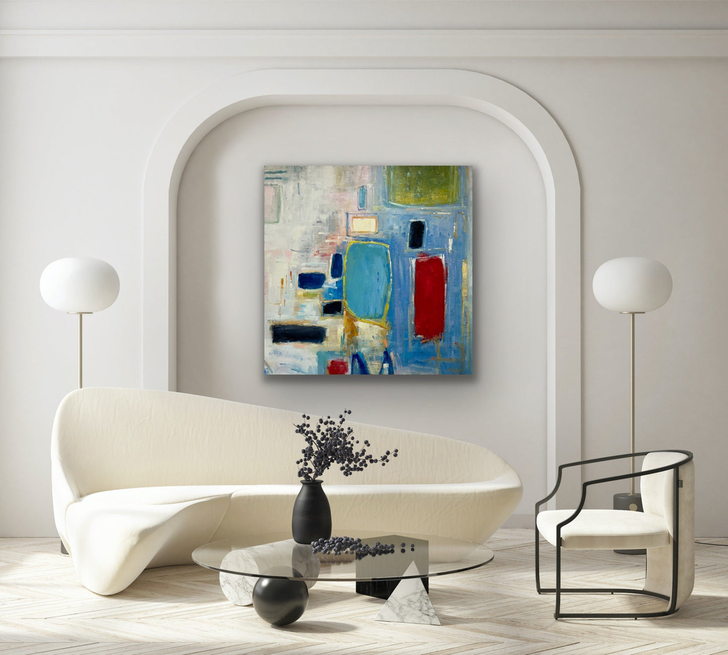 Abstract Blocks Painting