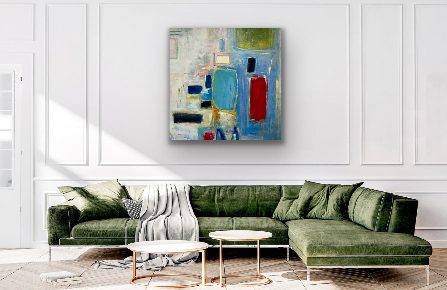 Abstract Blocks Painting
