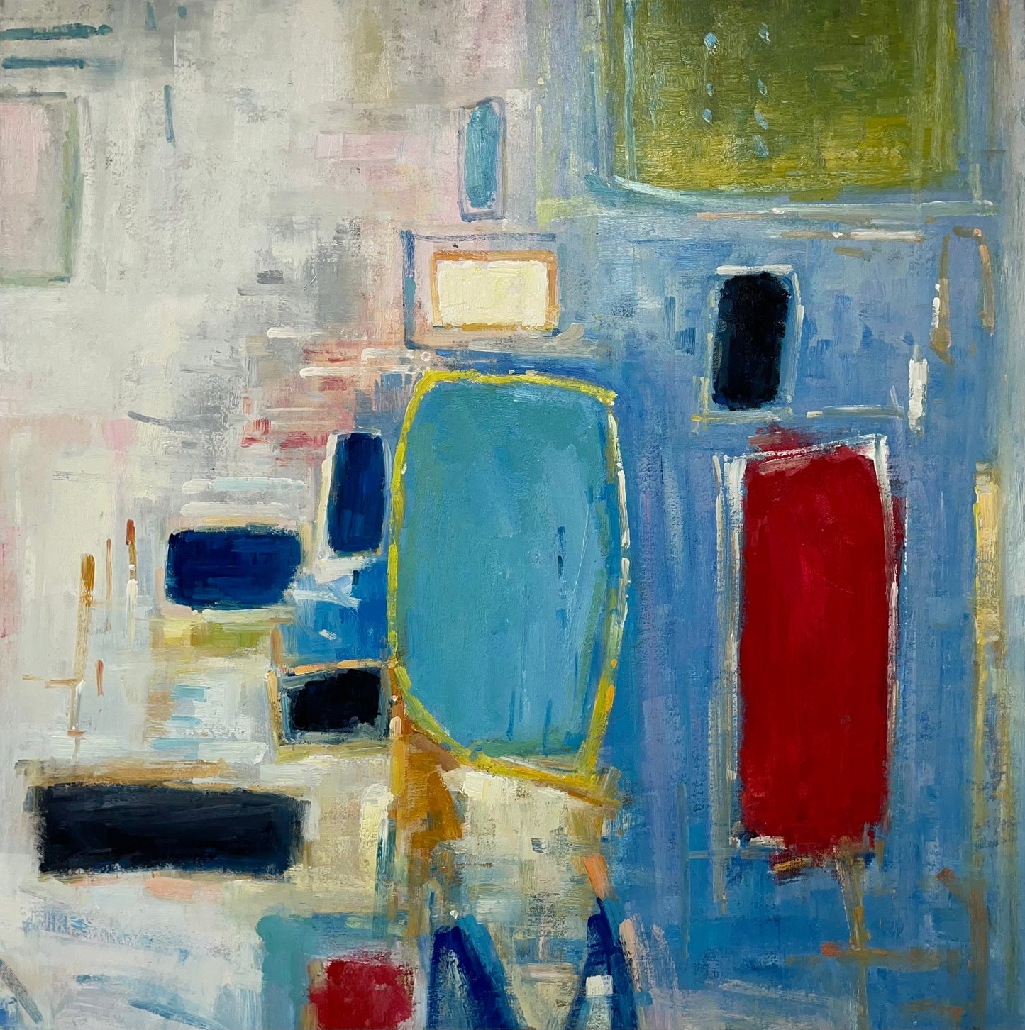 Abstract Blocks Painting