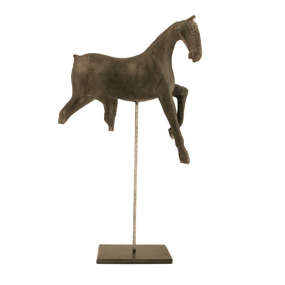 Resin Horse in Stand