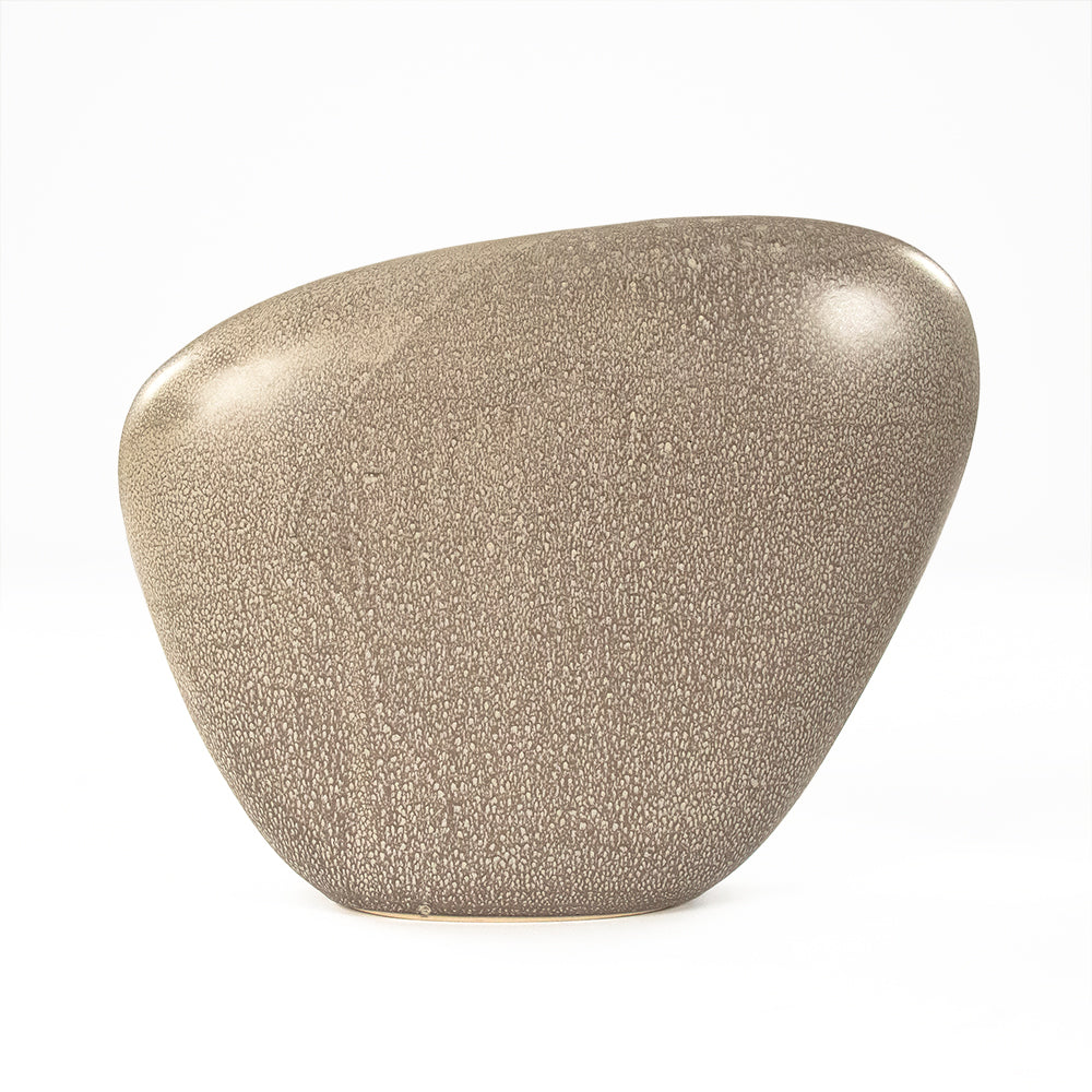Splash Grey Assymetrical Pebble Vase