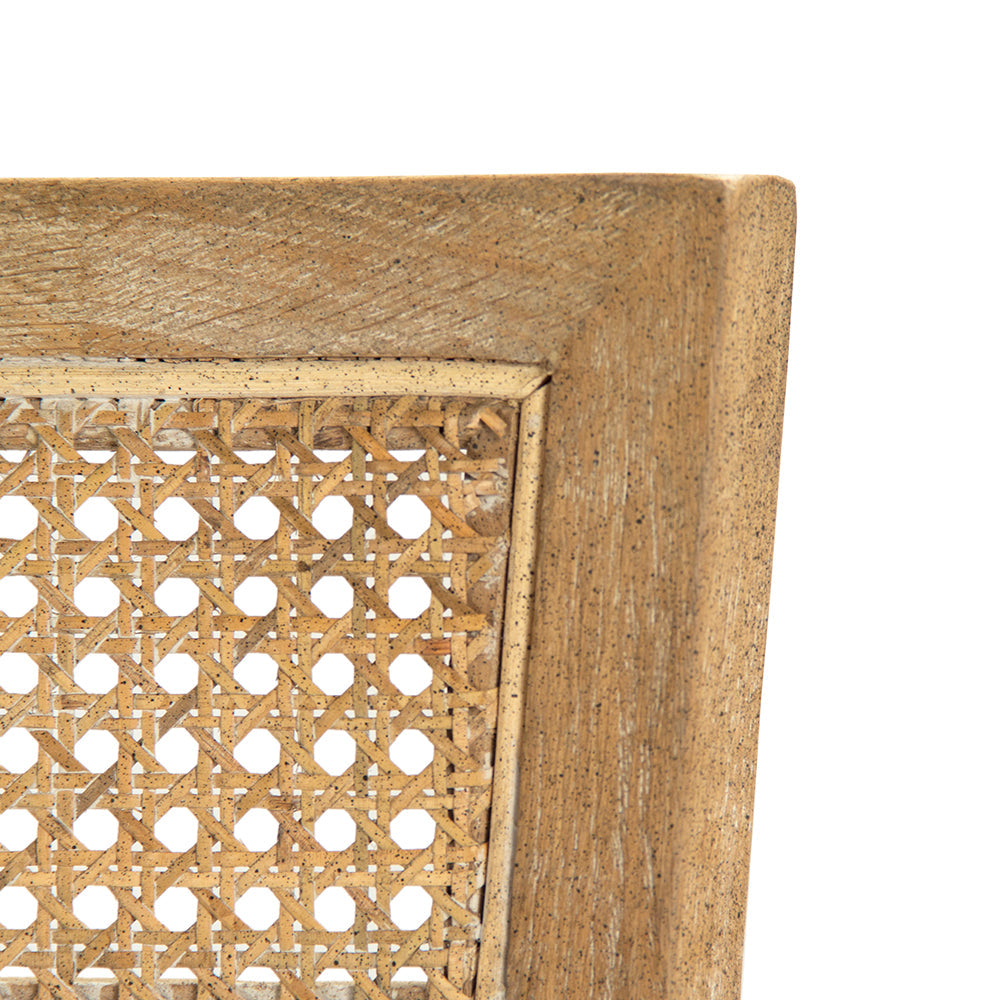 Carvell Cane Back Bench