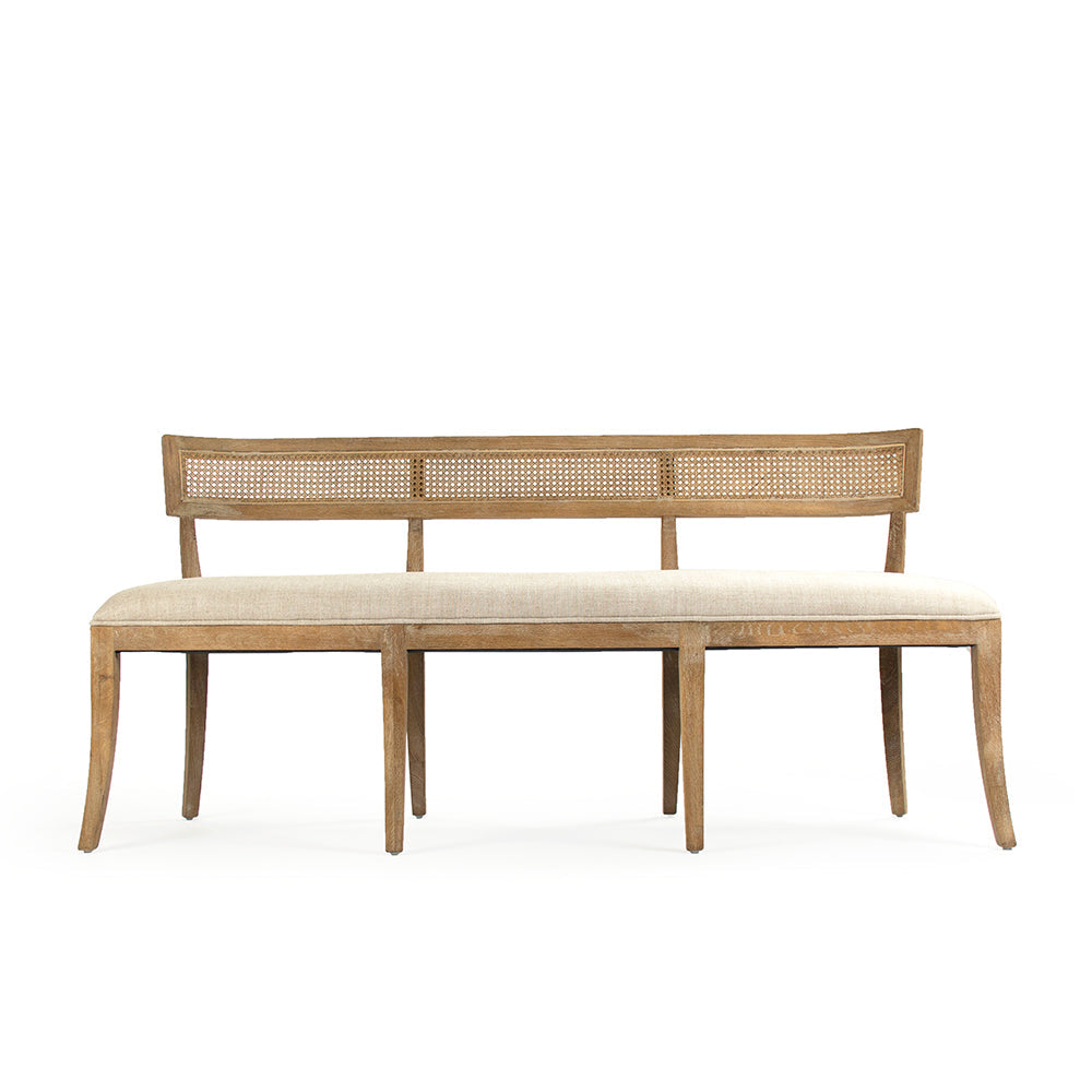 Carvell Cane Back Bench