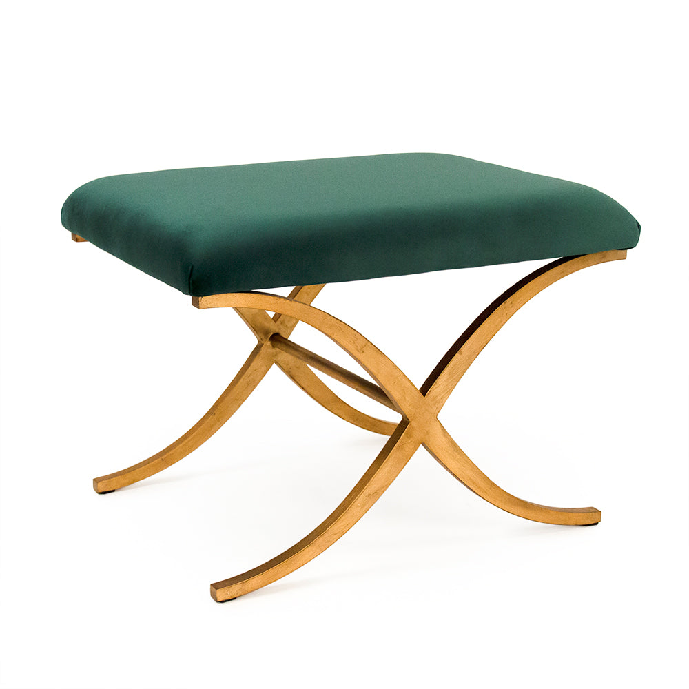 Green Velvet Amara Bench
