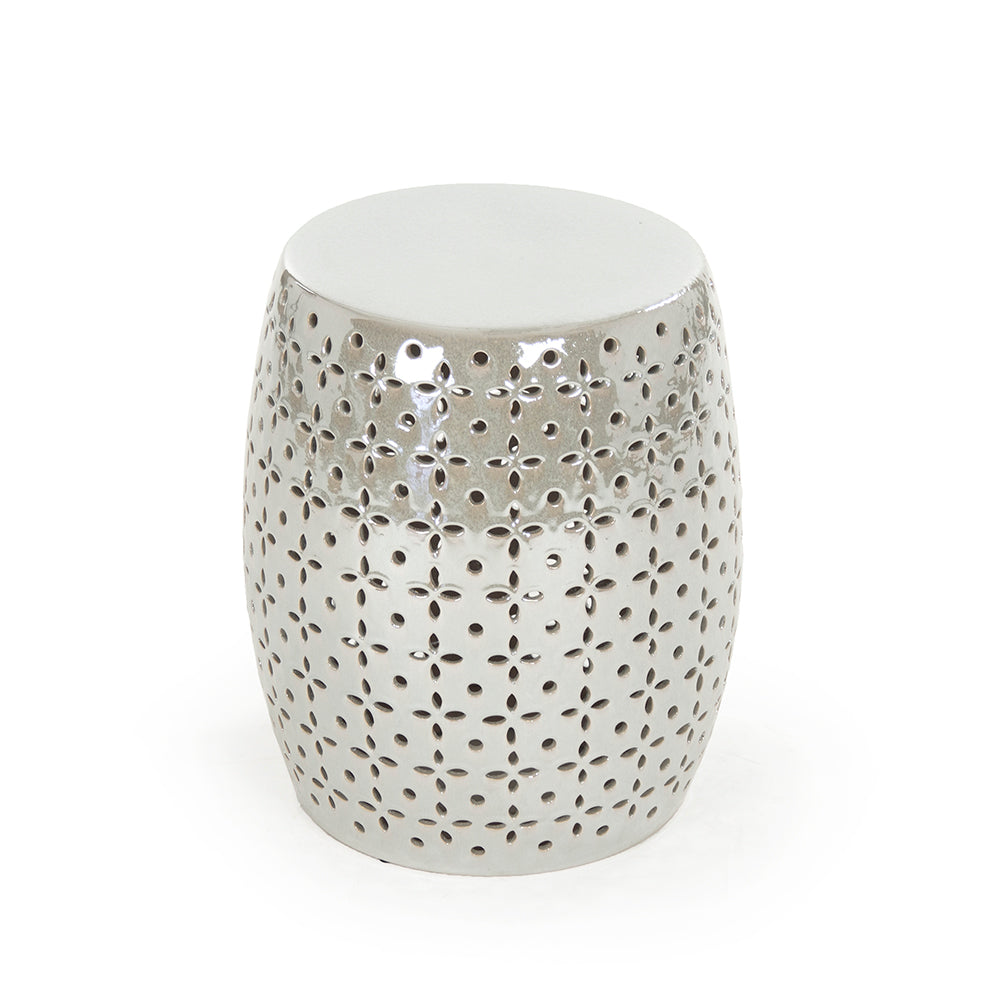 Lovell Garden Stool Grey