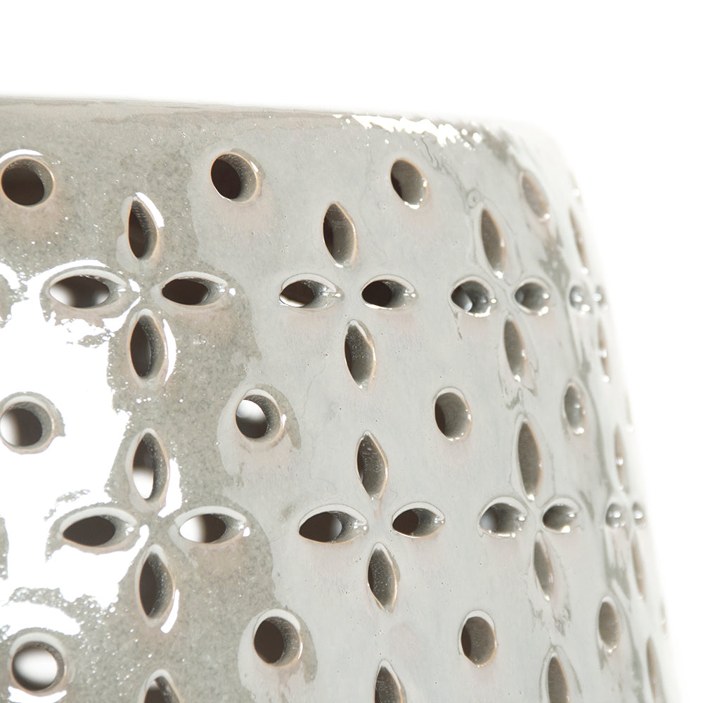 Lovell Garden Stool Grey