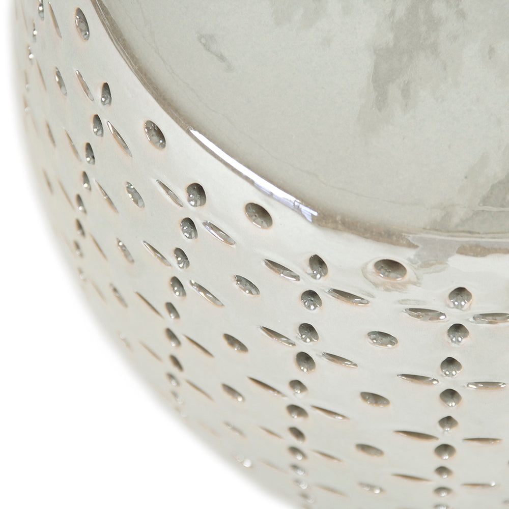 Lovell Garden Stool Grey