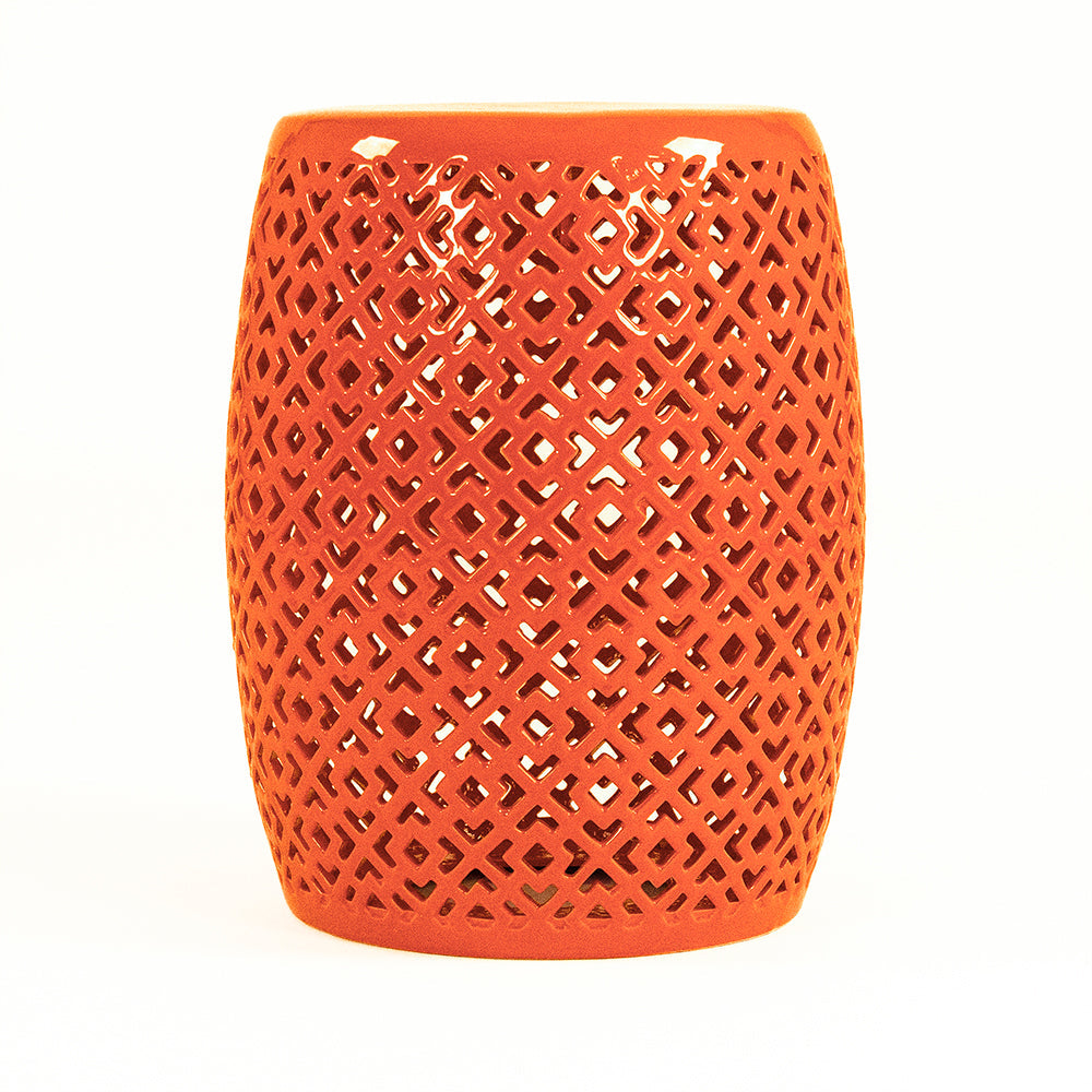 Lorin Garden Stool Orange