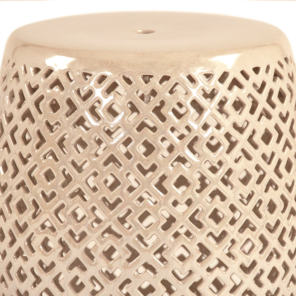 Lorin Garden Stool Grey