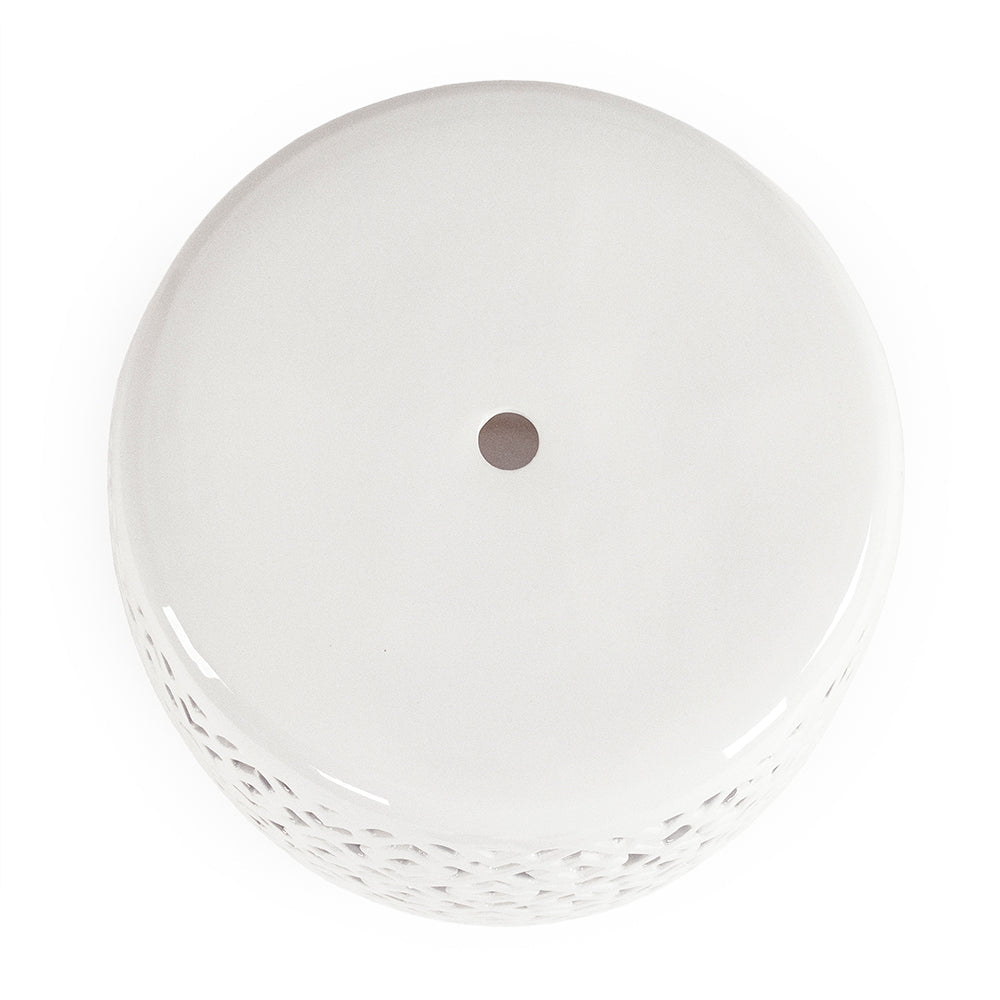 Lorin Garden Stool White