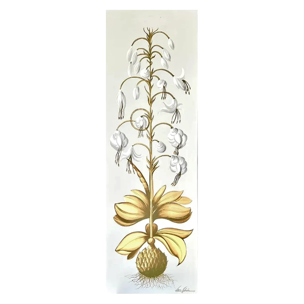 Lilly Gold Leaf II - Size 20"X60"