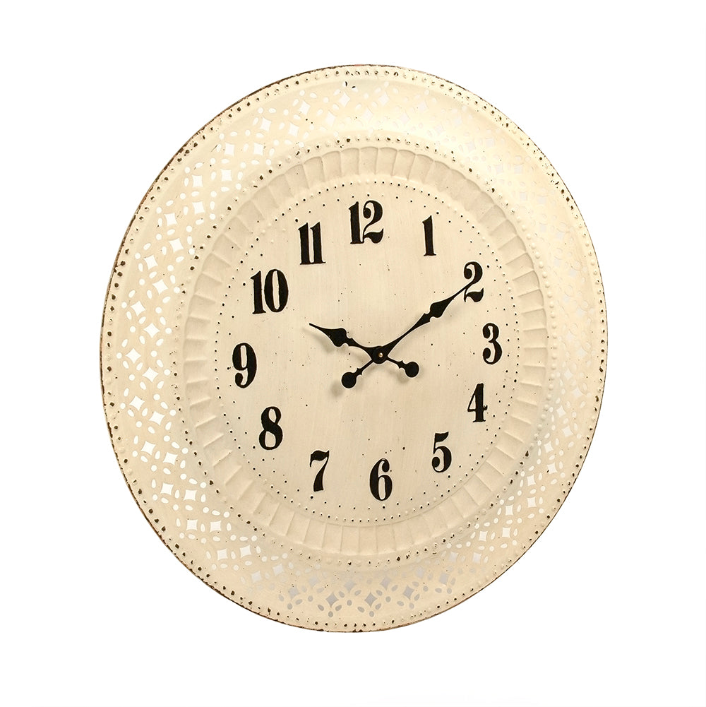Iron Cutout Clock
