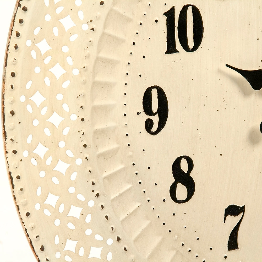 Iron Cutout Clock