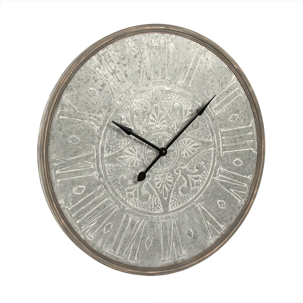 Wooden Frame Iron Clock