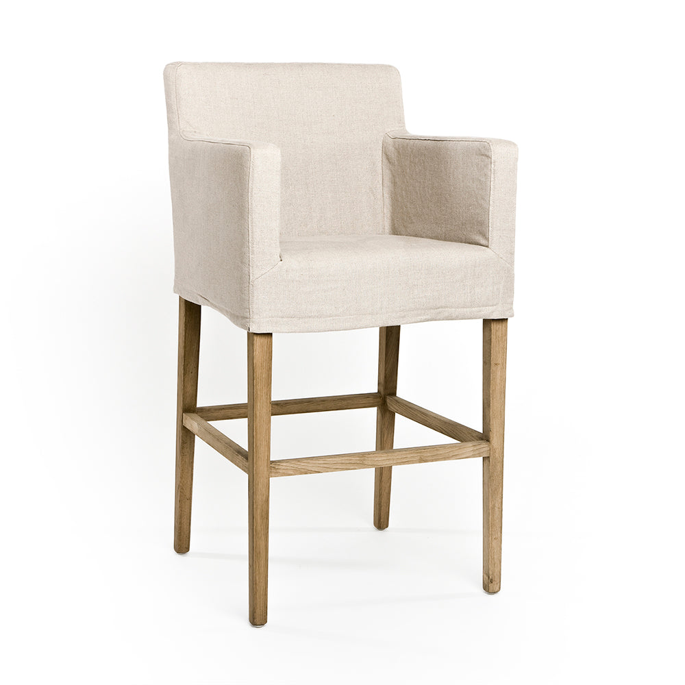 Avignon Slipcover Bar Stool