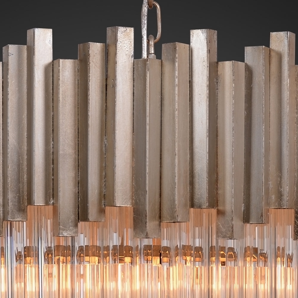 5-Tier Crystal Chandelier