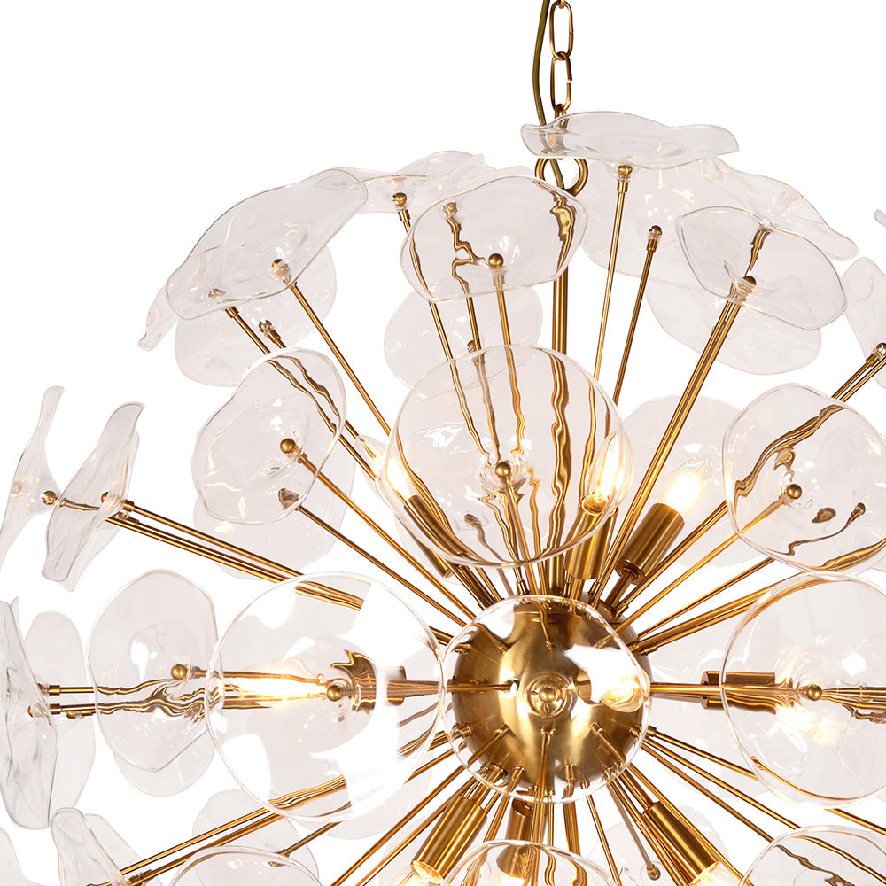 Pedal Burst Pendant Light Large