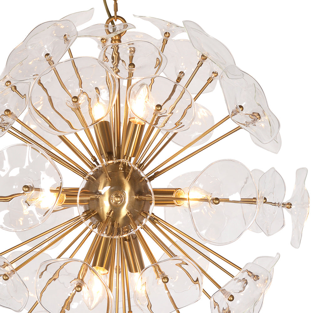Pedal Burst Pendant Light