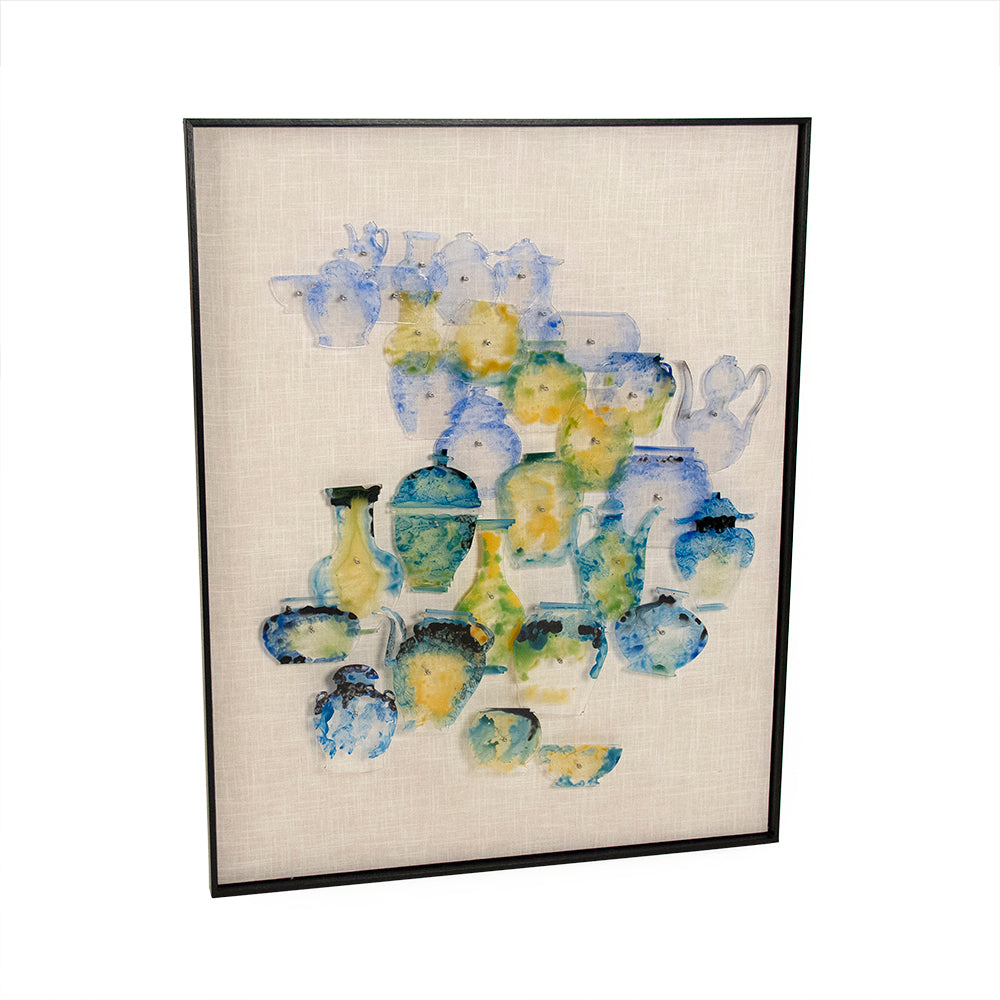 Abstract Stained Glass Wall Art