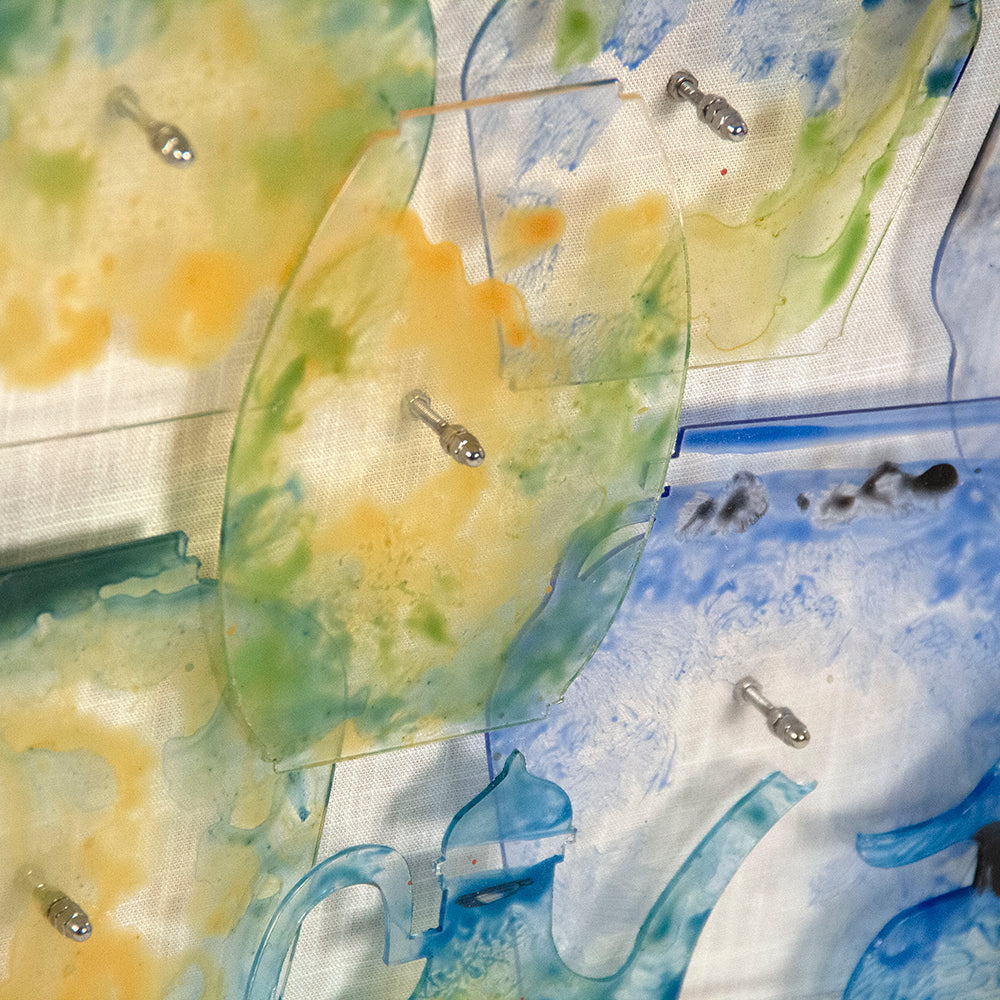 Abstract Stained Glass Wall Art