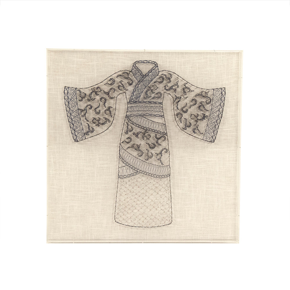 Kimono String Acrylic Frame Wall Art