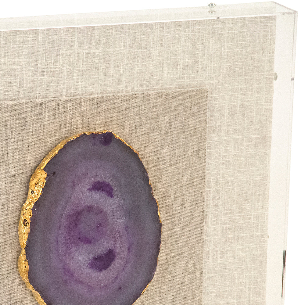 Geode Acrylic Framed Wall Art