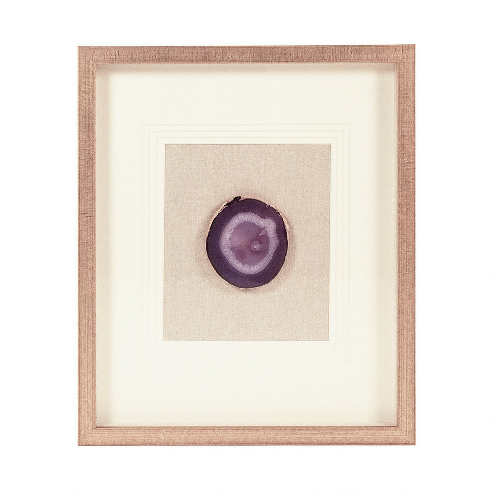 Purple Geode Shadowbox Wall Art