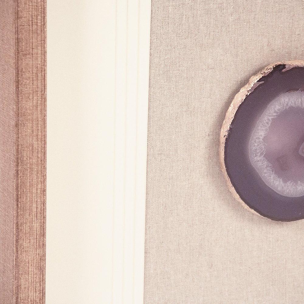 Purple Geode Shadowbox Wall Art