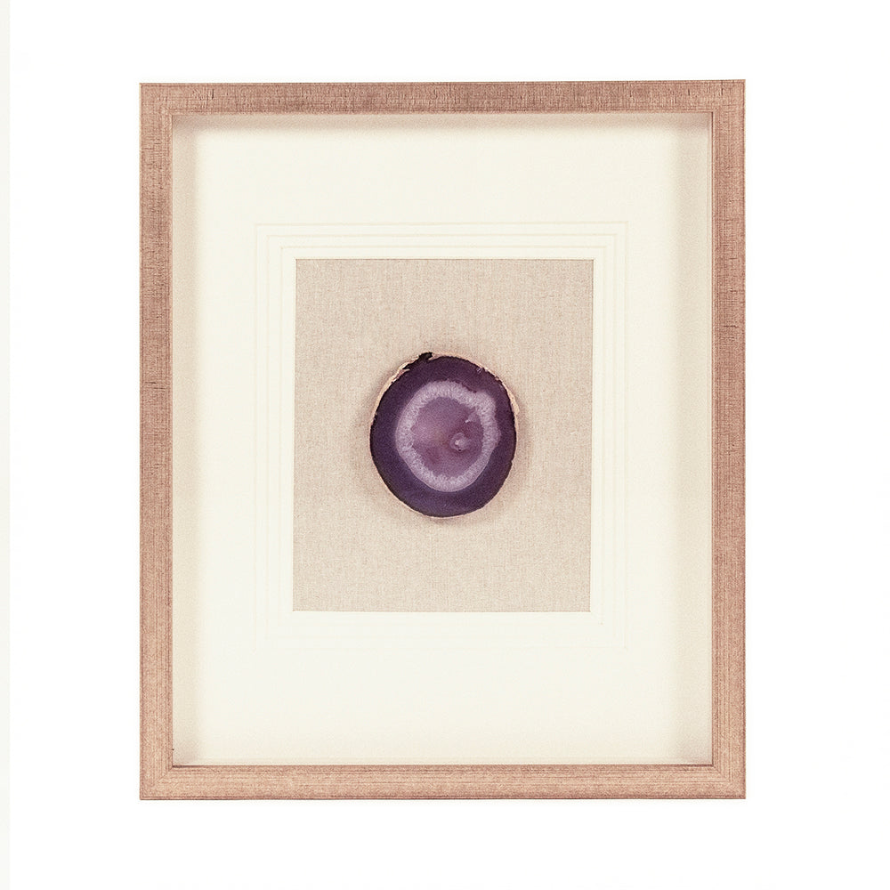 Purple Geode Shadowbox Wall Art
