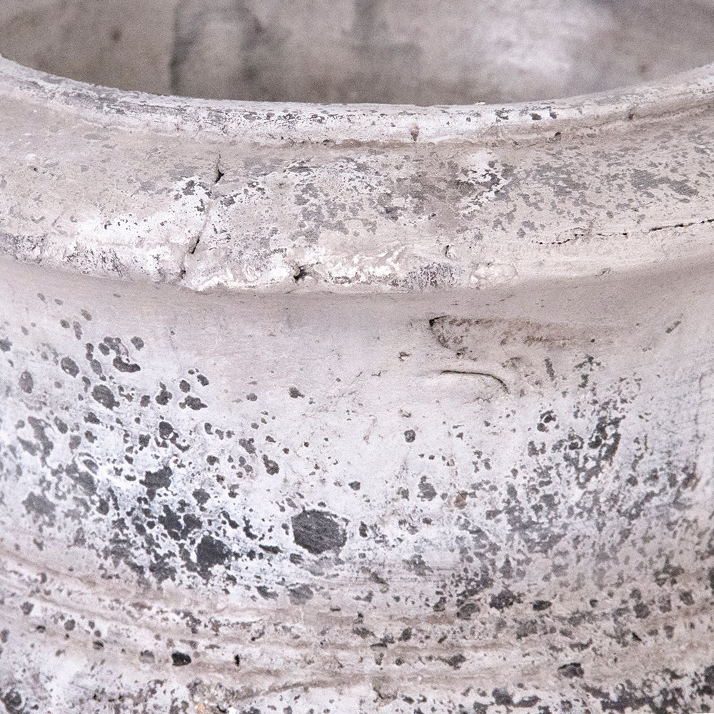 Distressed Grey Vase (6160L A344)
