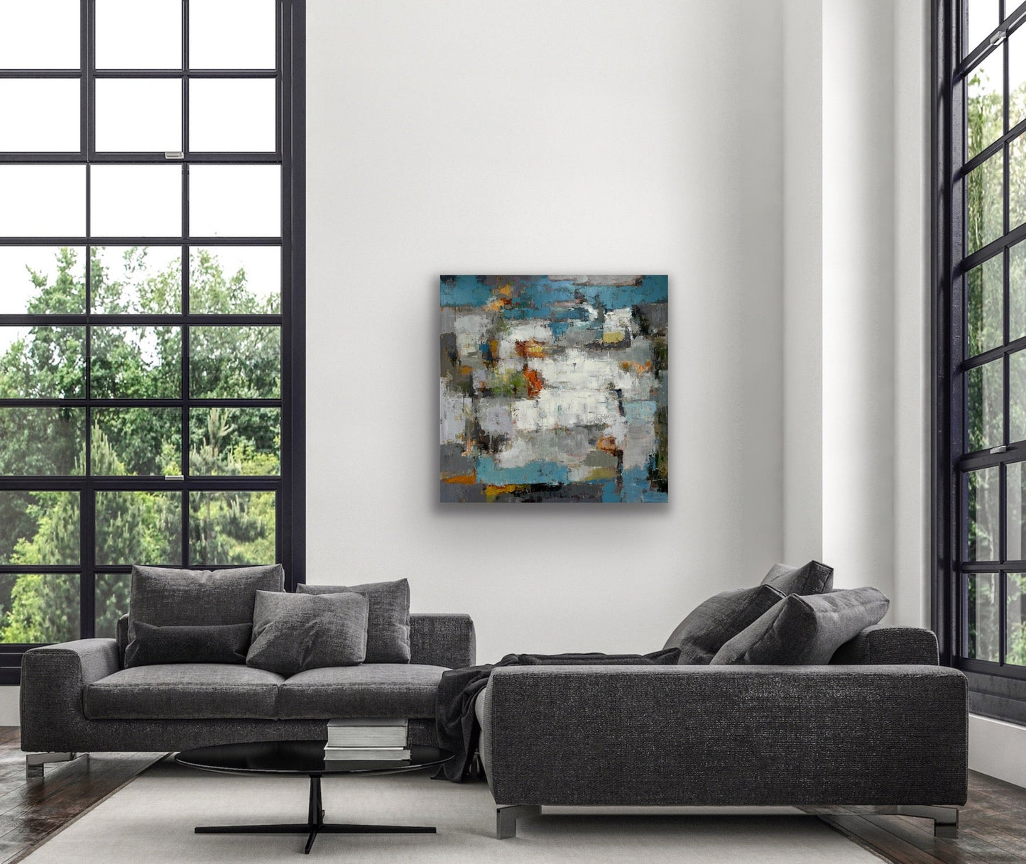 Abstract Clouds Painting