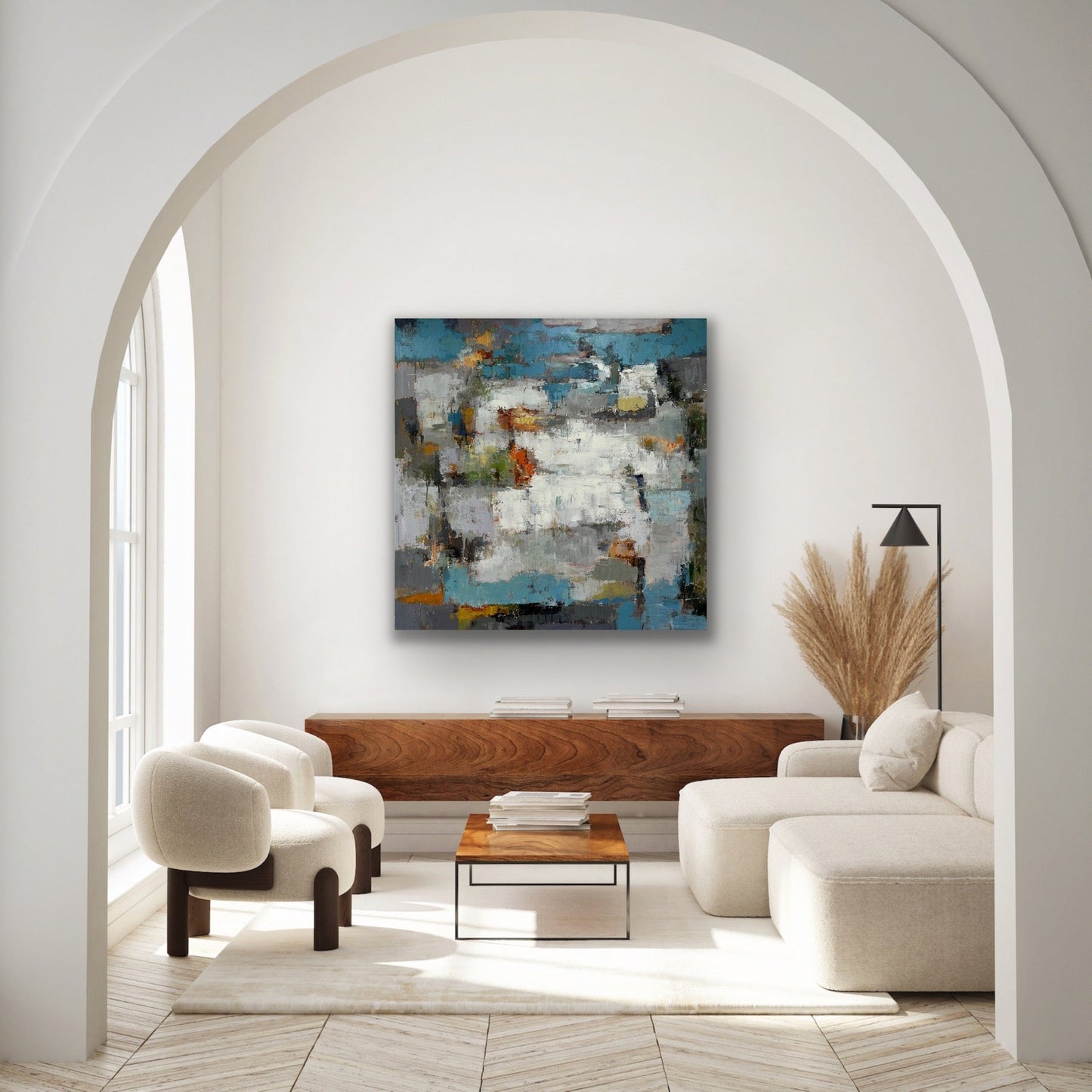 Abstract Clouds Painting