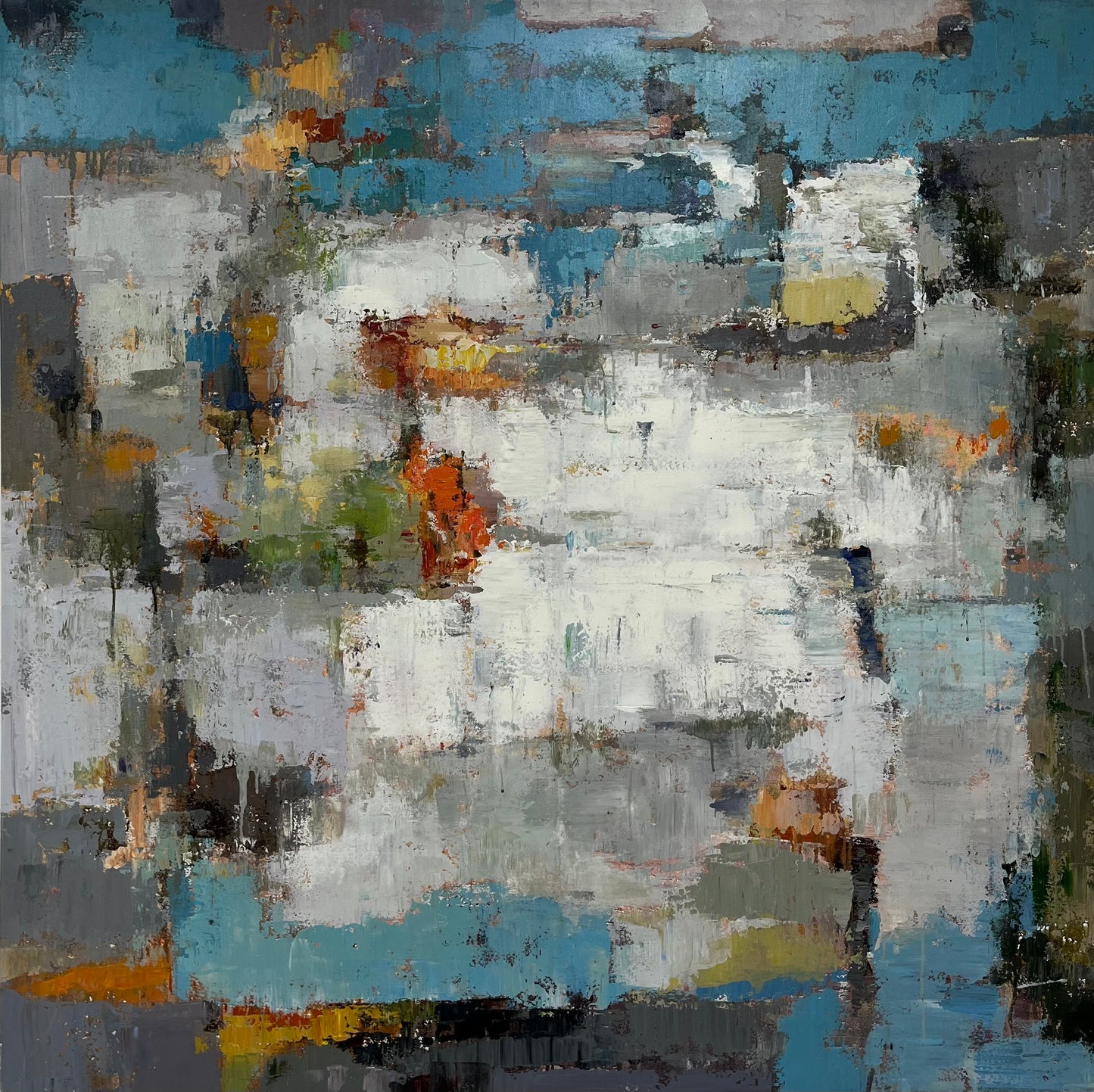 Abstract Clouds Painting