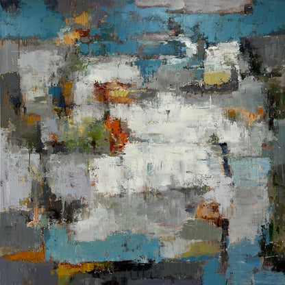 Abstract Clouds Painting