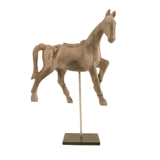 Resin Horse in Stand