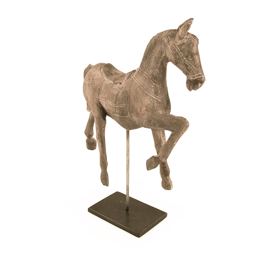 Resin Horse in Stand