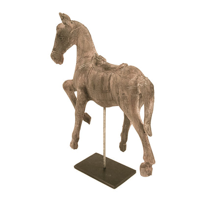 Resin Horse in Stand