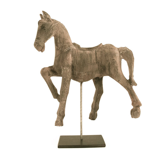 Resin Horse in Stand