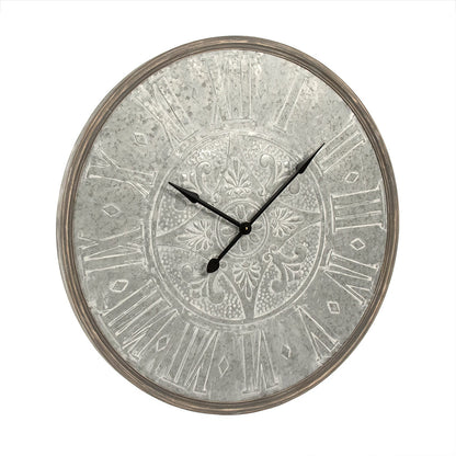 Wooden Frame Iron Clock