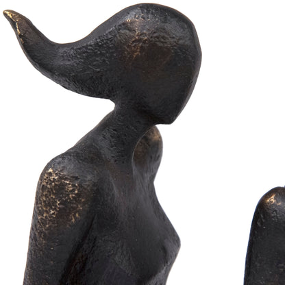 Pushing Women Bookends